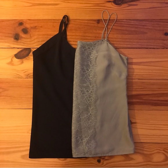 Bundle Ann Taylor and J.Crew Grey Navy Camisoles, EUC, S/4 - Picture 13 of 14